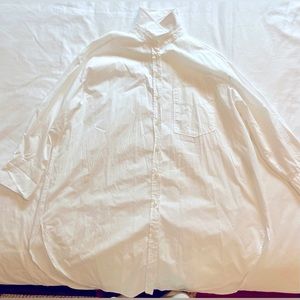 Long sleeve white button down shirt dress. In great condition!